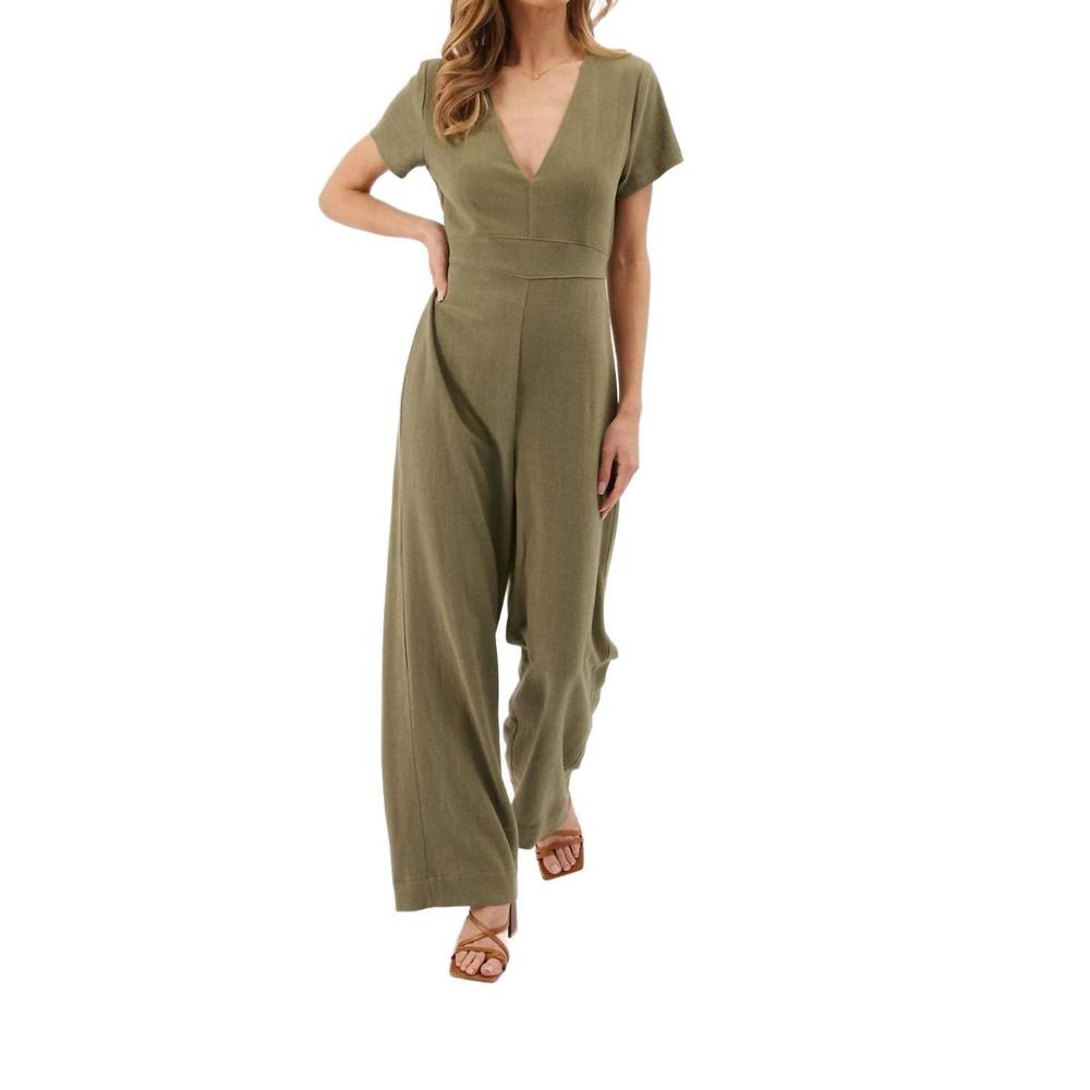 Olive Green Jumpsuit